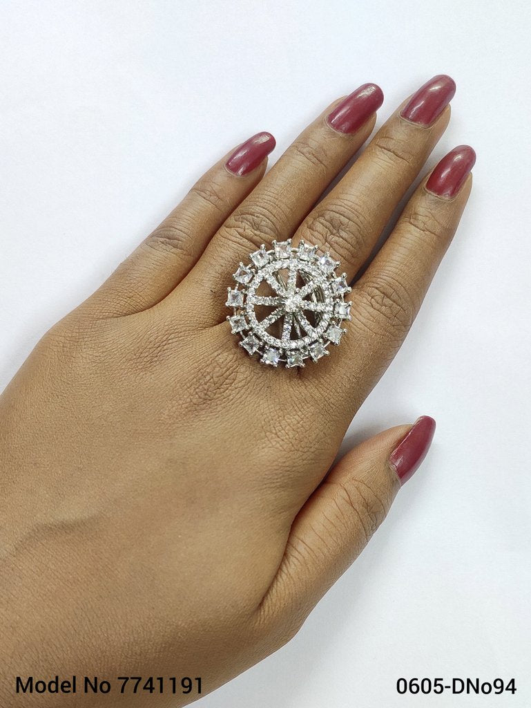 Party Wear CZ Ring - Amaara World USA - SKU 7741191