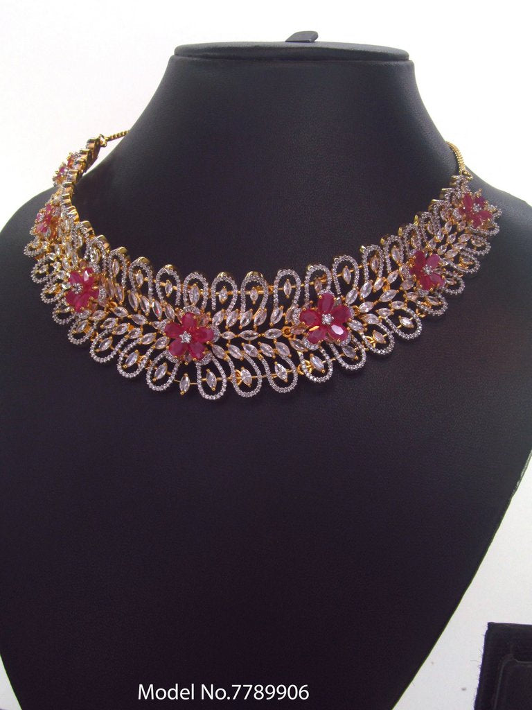 Artificial Diamond Cz Jewelry Set - View A