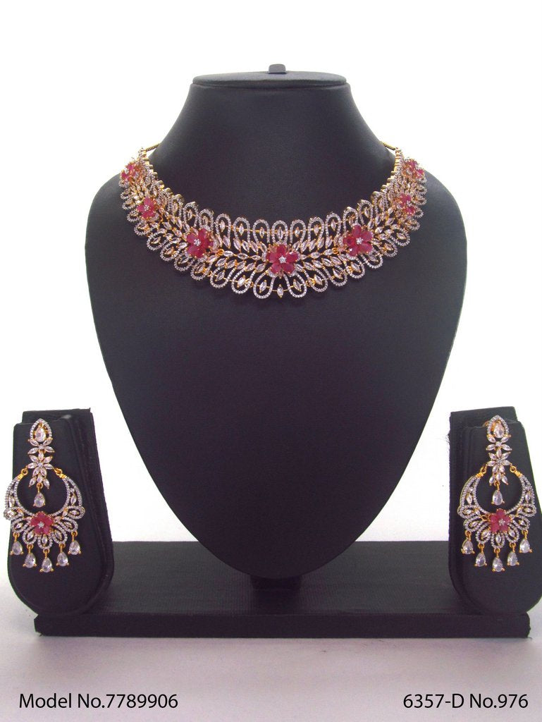 Artificial Diamond Cz Jewelry Set - Amaara World