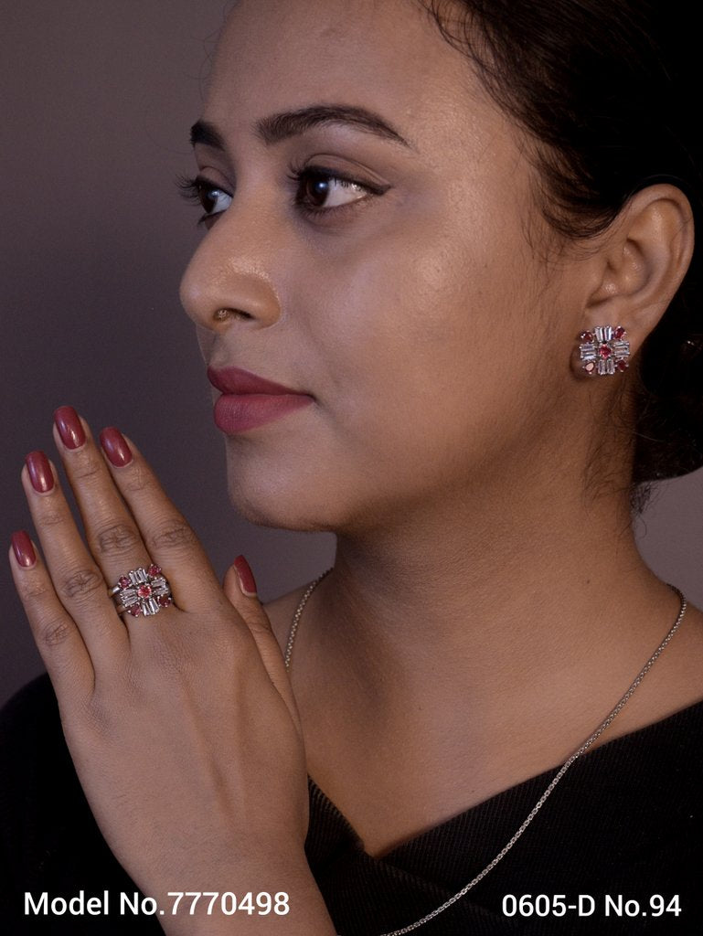Earring With Finger Rings - Style 2 - Amaara World