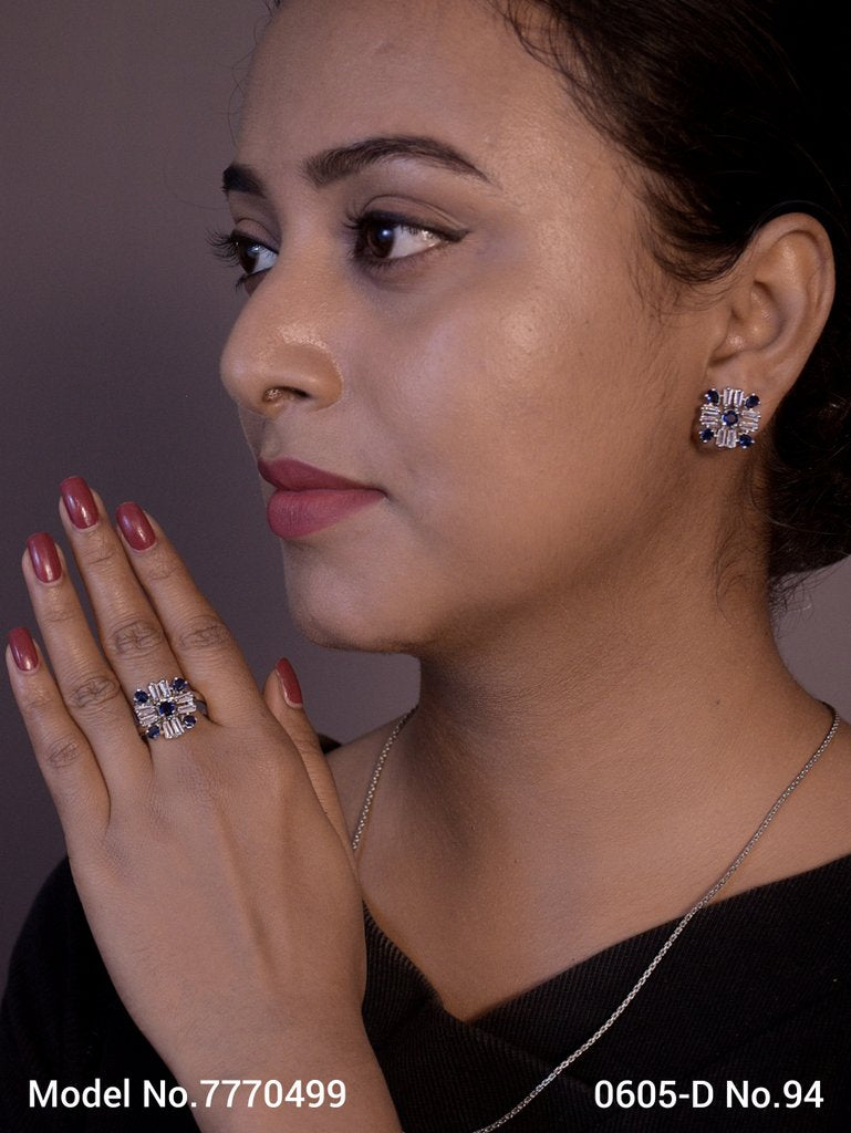 Earring With Finger Rings - Style 3 - Amaara World