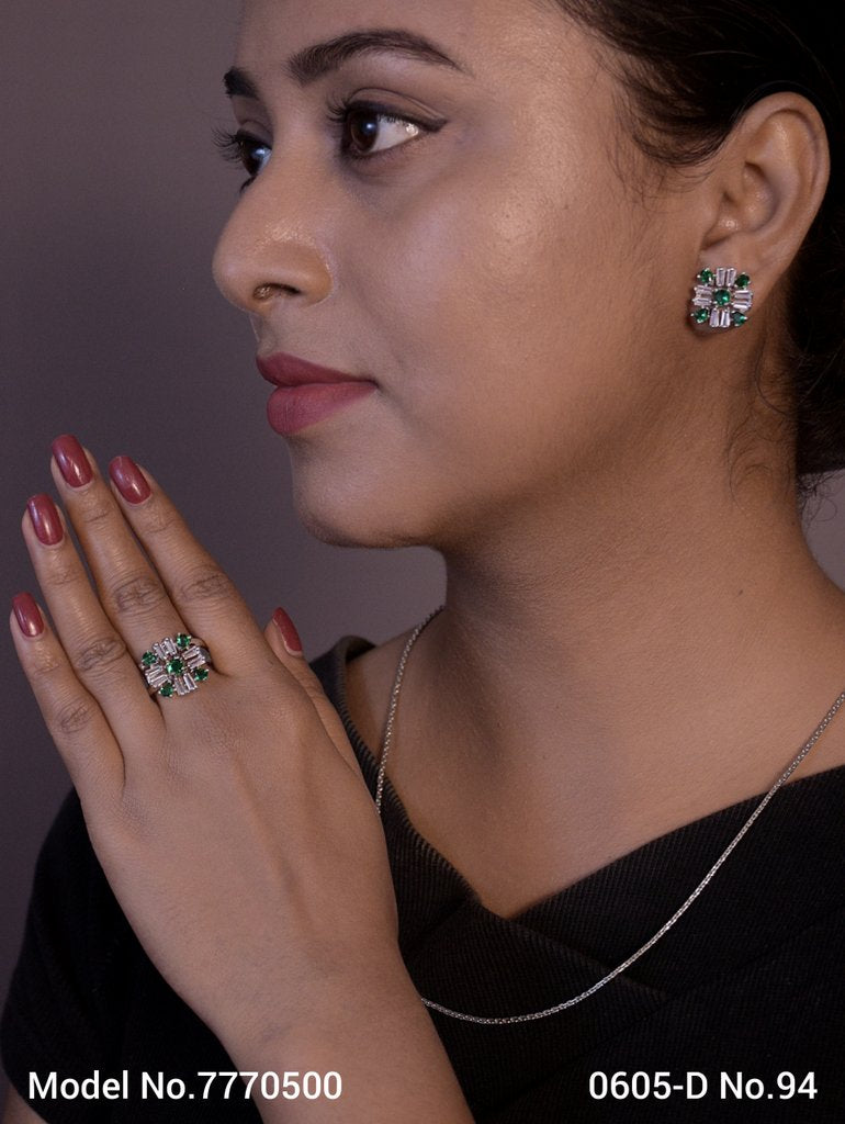 Earring With Finger Rings - Amaara World USA - SKU 7770500