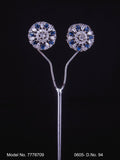 Ethnic Cubic Zirconia Earrings - Style 1 - Amaara World