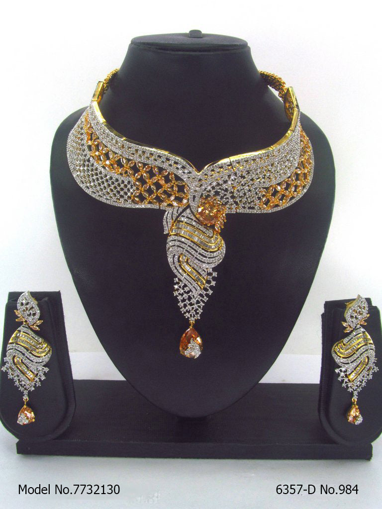 Wedding Jewelry | Made of Zircons - 7732106 - Color variant