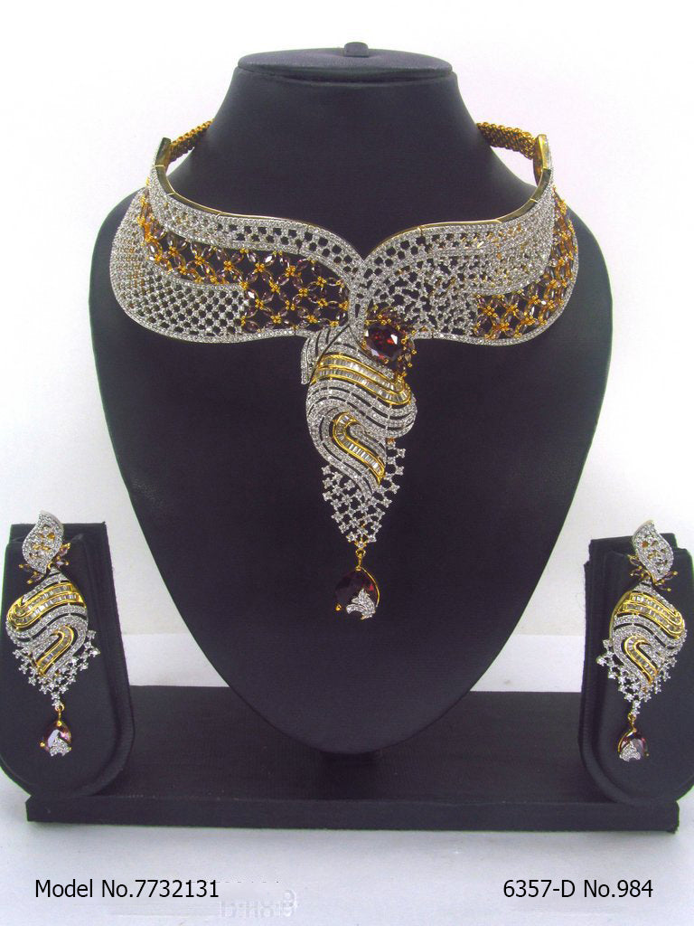 Wedding Jewelry | Made of Zircons - 7732106 - Color variant
