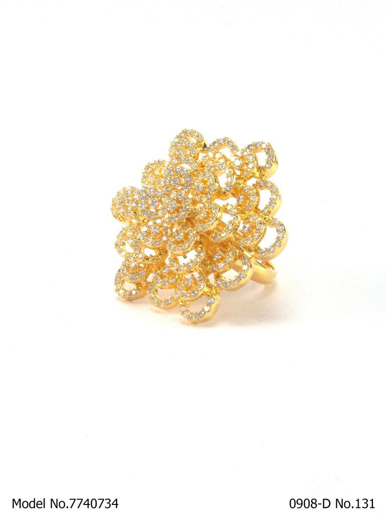 Classic CZ Ring - View 2 - Amaara World