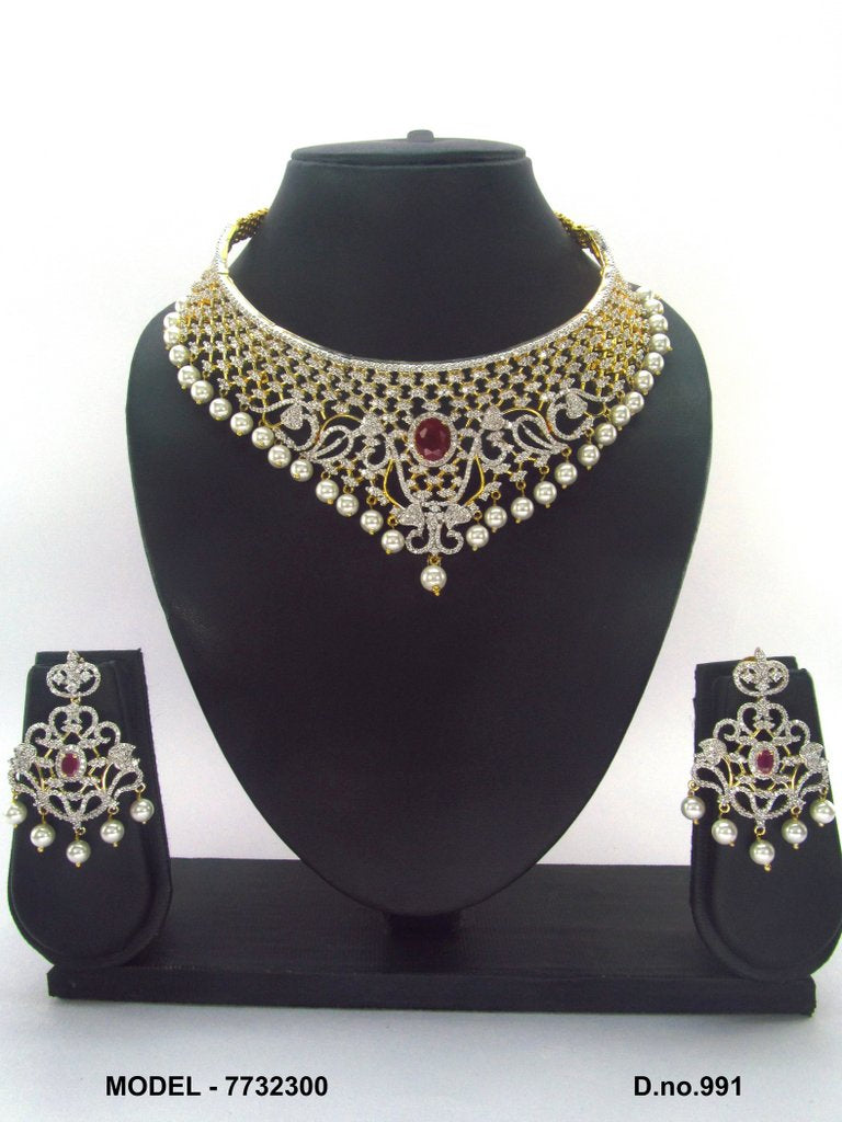 Artificial Lab Created Diamond Set - 7732300 - View 1