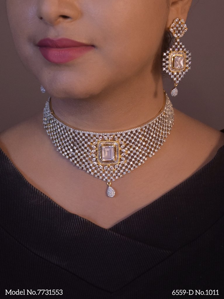 Cz Jewelry Set | Made in India - 7731553 - View 1