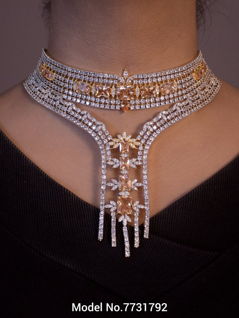 Wedding Jewellery Set for Brides / Gifts / Parties - 7731792 - View 3