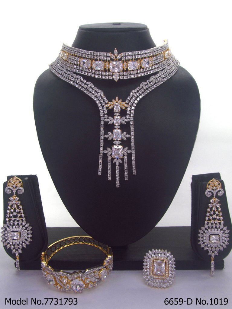 Wedding Jewellery Set for Brides / Gifts / Parties - 7731792 - Color variant