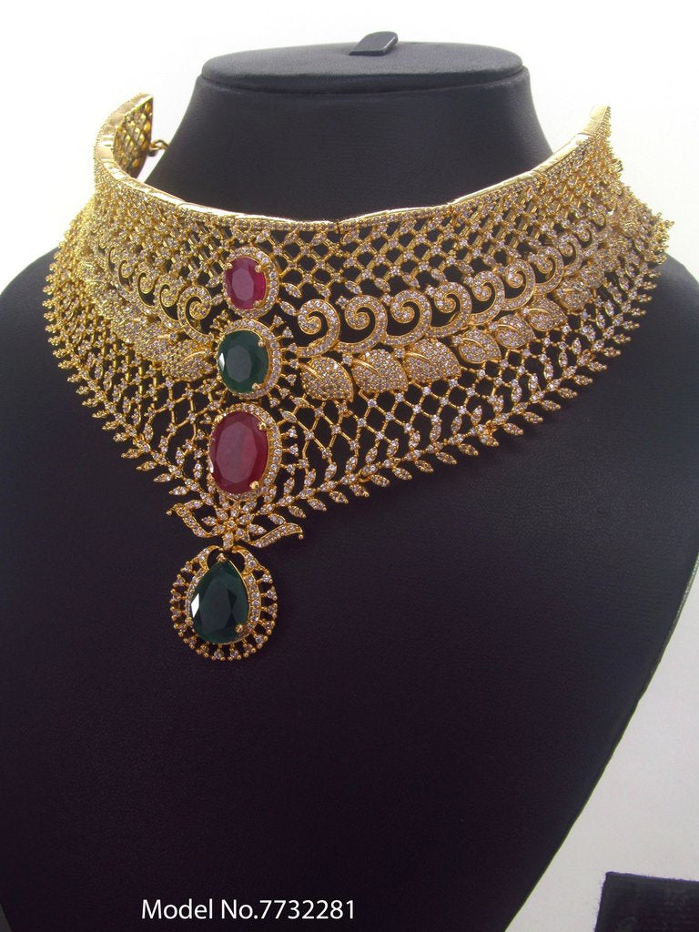 Cz Jewelry Set | Made in India - 7732281 - View 2
