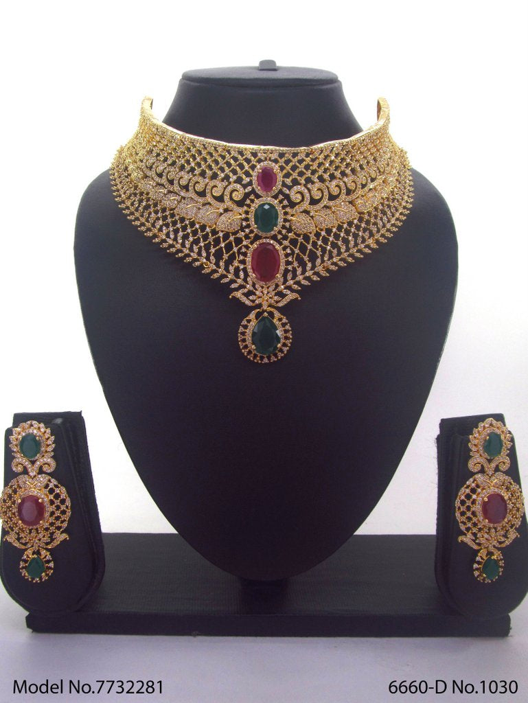 Cz Jewelry Set | Made in India - 7732281 - View 1