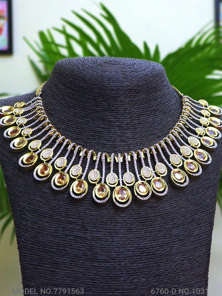 Original Zircon Necklace Set - View A