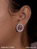 Handcrafted AD Stud Earrings
