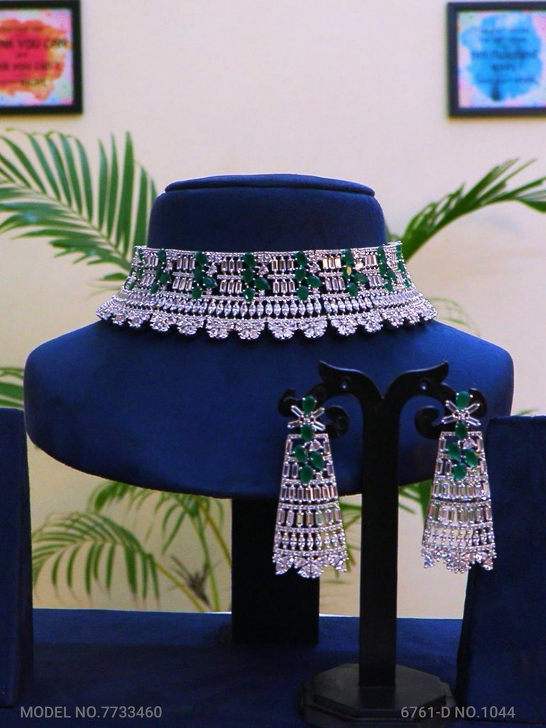 Original Zircon Wedding Jewellery - View A
