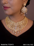 Necklace Set with Classic earrings - 7732473 - View 1