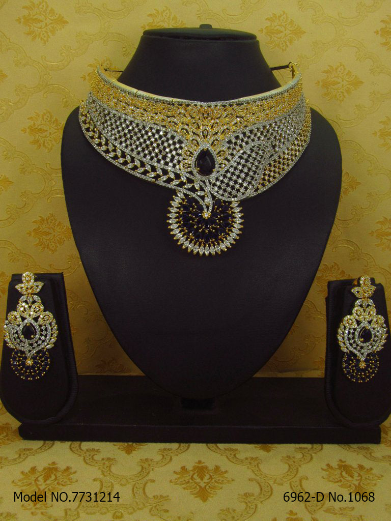 Cz Jewelry Set | Made in India - 7731212 - Color variant