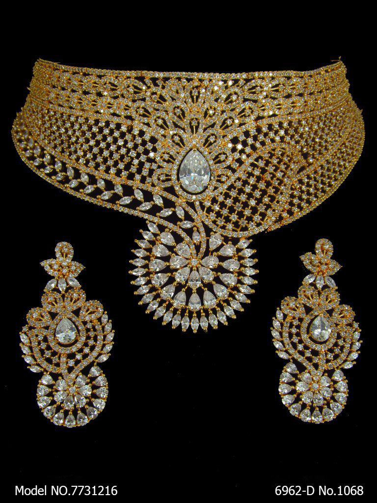Cz Jewelry Set | Made in India - 7731212 - Color variant