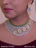 Necklace Set with Classic earrings - 7731657 - View 1