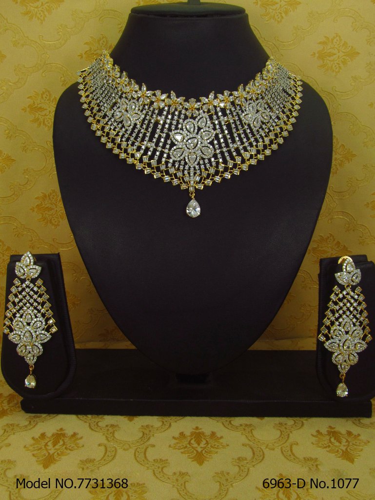 Wedding Jewellery Set for Brides / Gifts / Parties - 7731368 - View 2