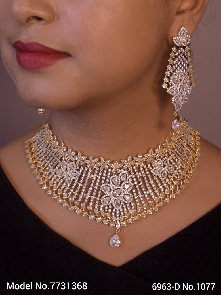 Wedding Jewellery Set for Brides / Gifts / Parties - 7731368 - View 1