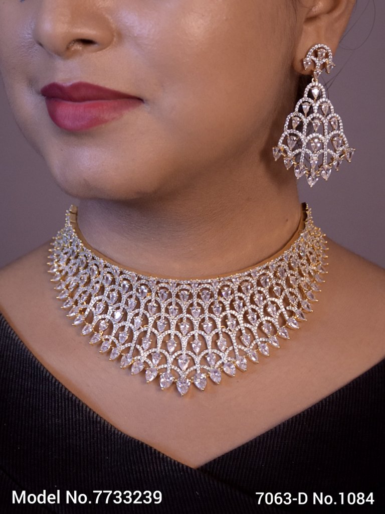 Imitation Diamond Cz Jewelry Set - Amaara World