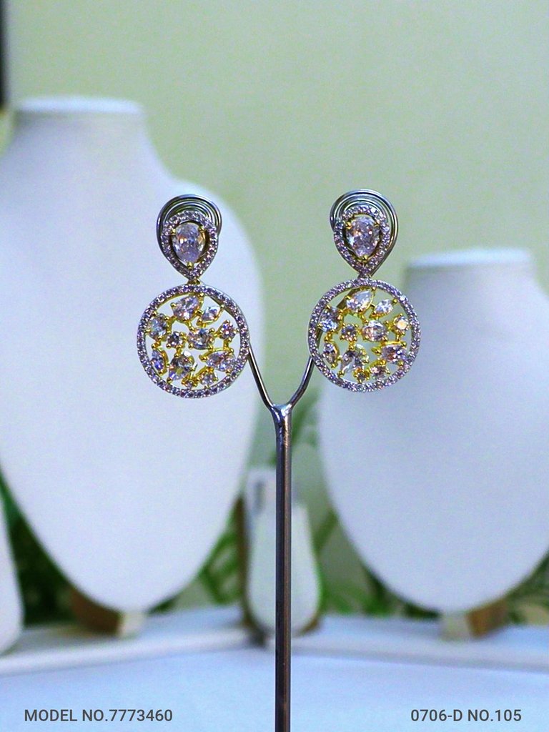 Cz Fashion Earrings | Handcrafted - Amaara World