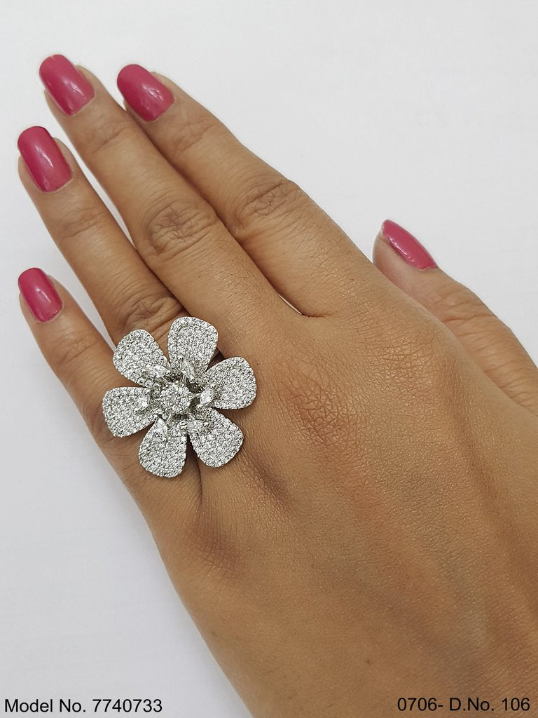 Designer Shine Ring - View 2 - Amaara World