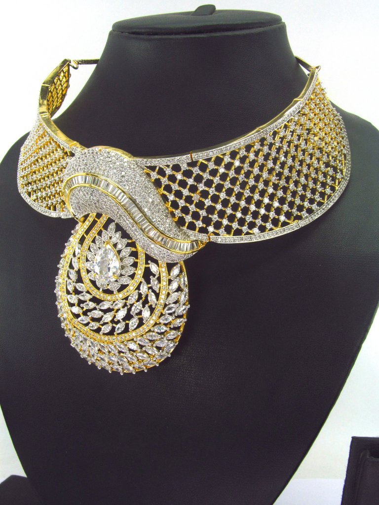 Artificial Diamond Cz Jewelry Set - 7732163 - View 2