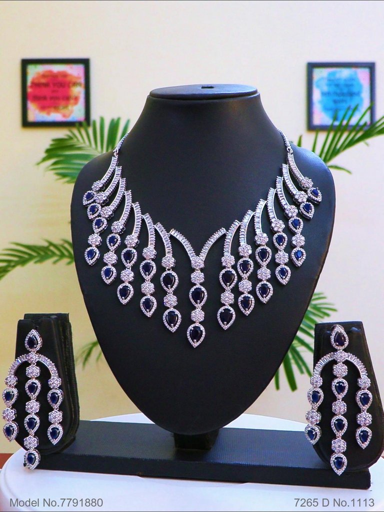 Artificial Diamond Cz Jewelry Set - Amaara World
