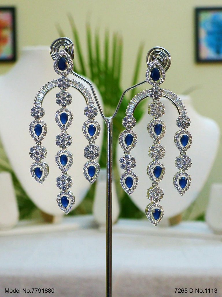 Artificial Diamond Cz Jewelry Set - View B