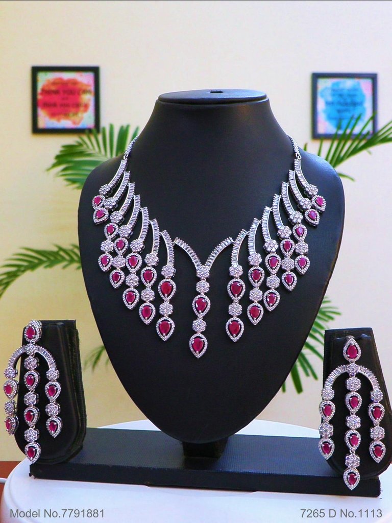 Gift Necklace Set in CZ - Amaara World