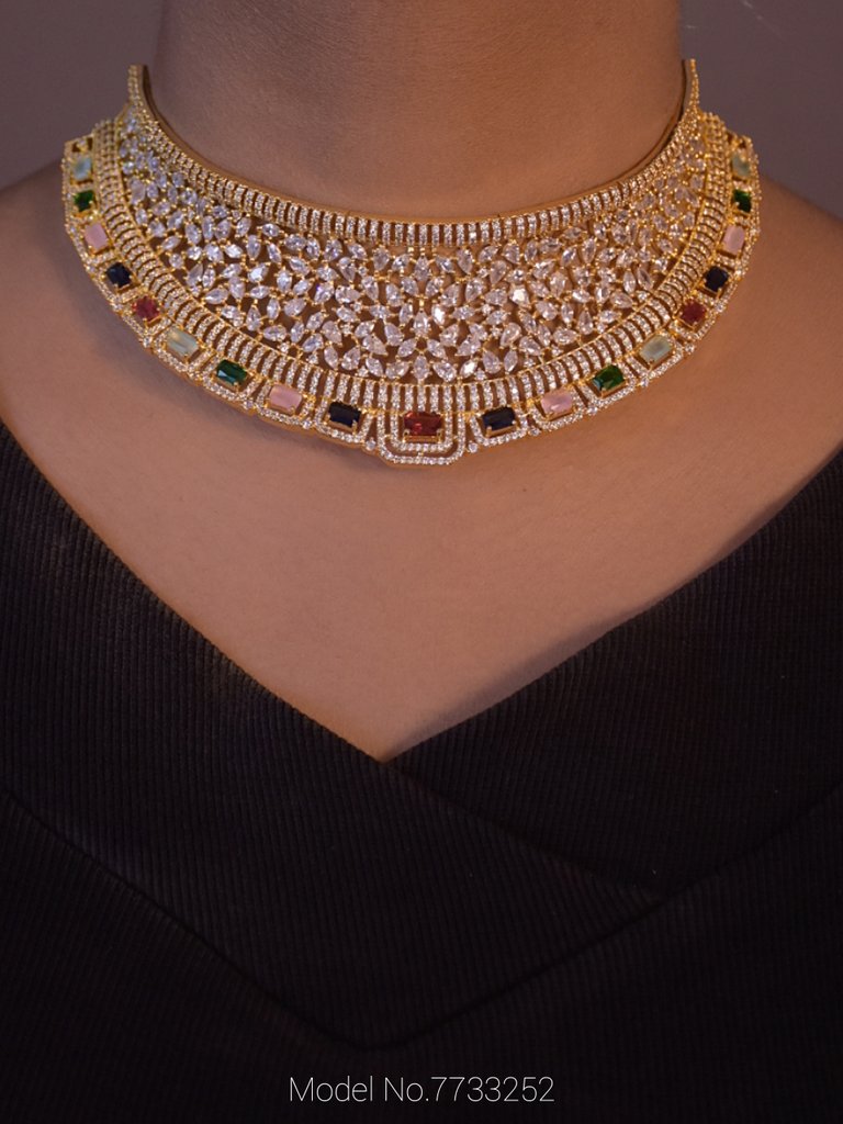 Artificial Diamond Cz Jewelry Set - 7733252 - View 3