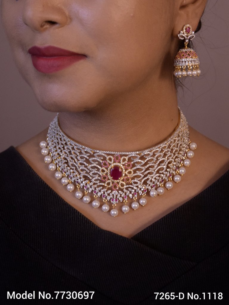 Designer Jewelry Set for Weddings - 7730697 - View 1