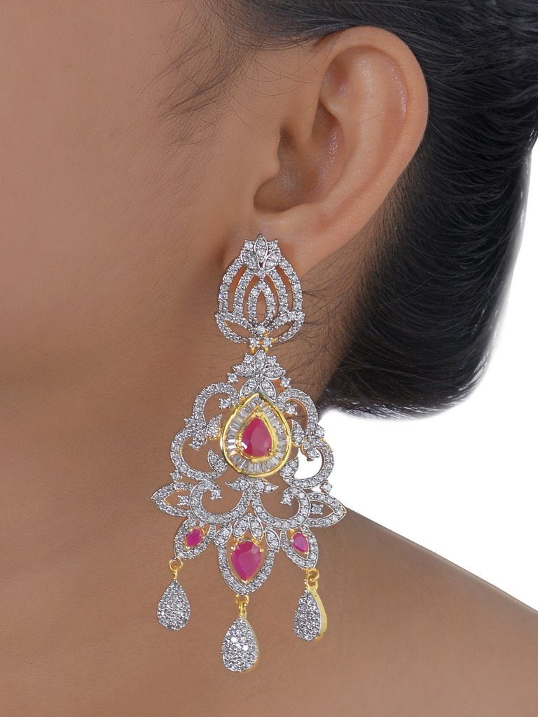 Necklace Set with Classic earrings - 7730865 - View 2
