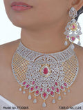 Necklace Set with Classic earrings - 7730865 - View 1