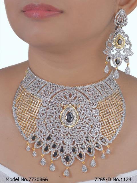 Necklace Set with Classic earrings - 7730865 - Color variant