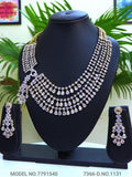 Fashion Necklace Set | Artificial Diamonds / Zircons - Amaara World