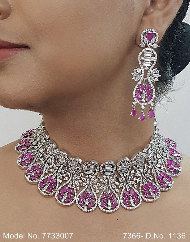 Choker Jewelry Set for Wedding Occasions - 7733007 - View 1