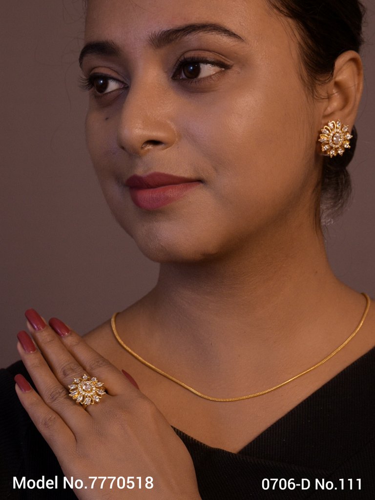 Earring With Finger Rings - Style 5 - Amaara World