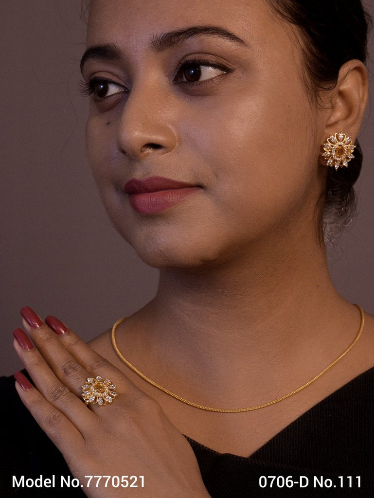 Earring With Finger Rings - Style 8 - Amaara World