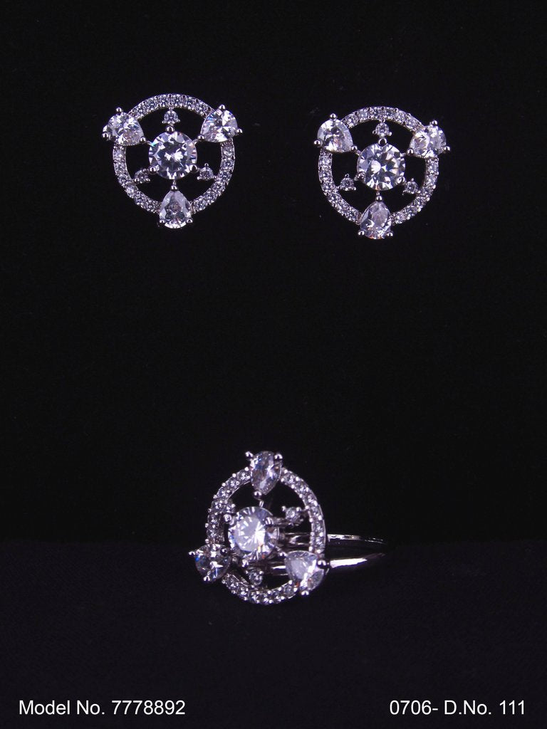 Earring With Finger Rings