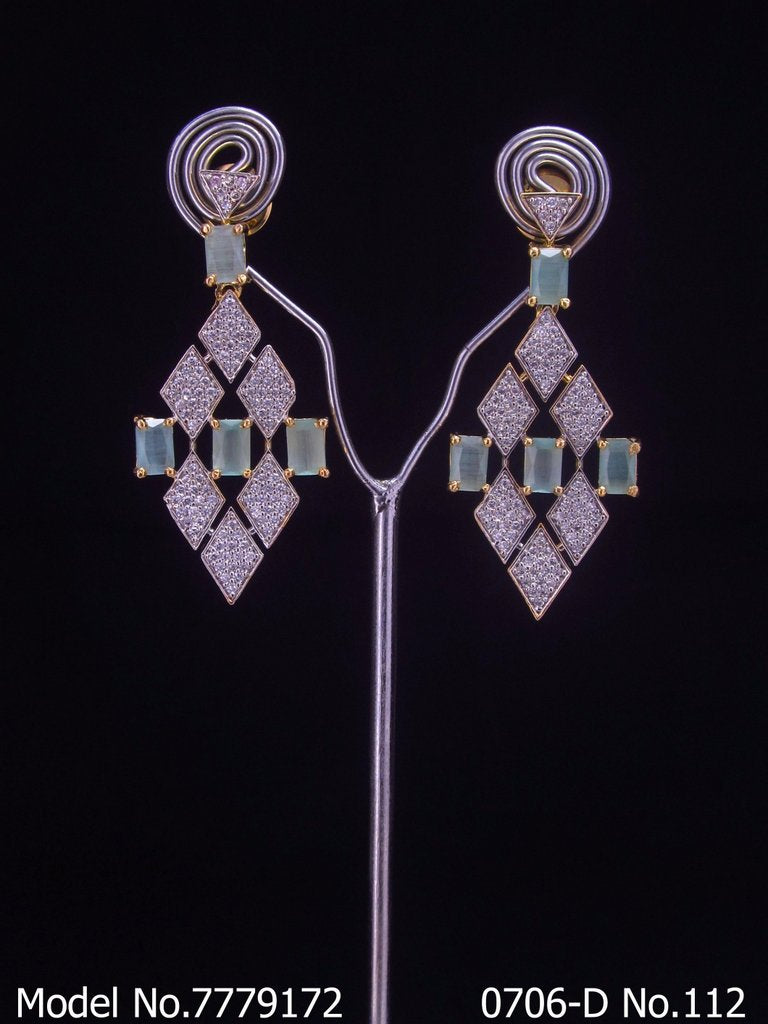 Stylish Party wear Zircon studs - Amaara World