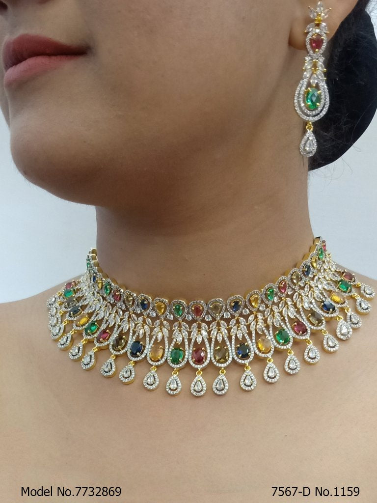 Zirconia Fine Fashion Jewelry Set - 7732866 - Color variant
