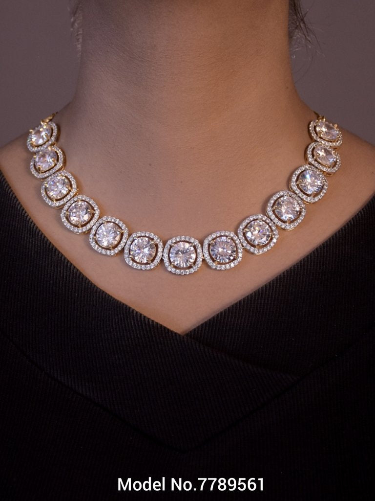 Original Cz Traditional Necklace - View B