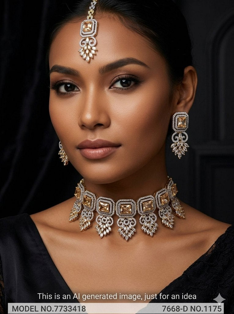 Choker Necklace Set for Weddings - Amaara World