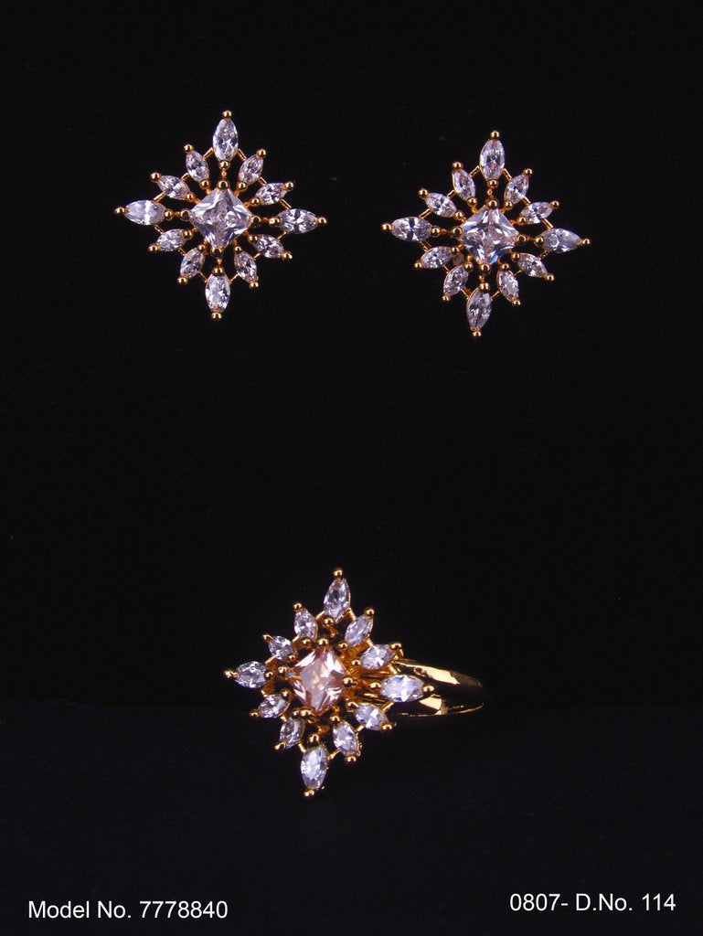 Earring With Finger Rings - Style 1 - Amaara World
