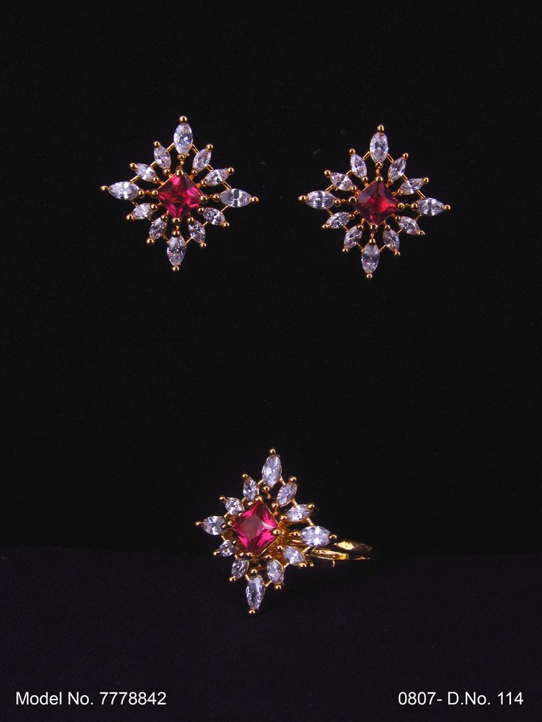 Earring With Finger Rings - Style 3 - Amaara World