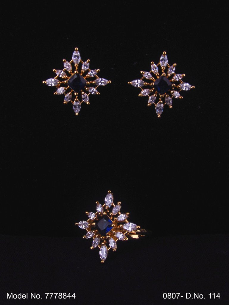 Earring With Finger Rings - Style 5 - Amaara World