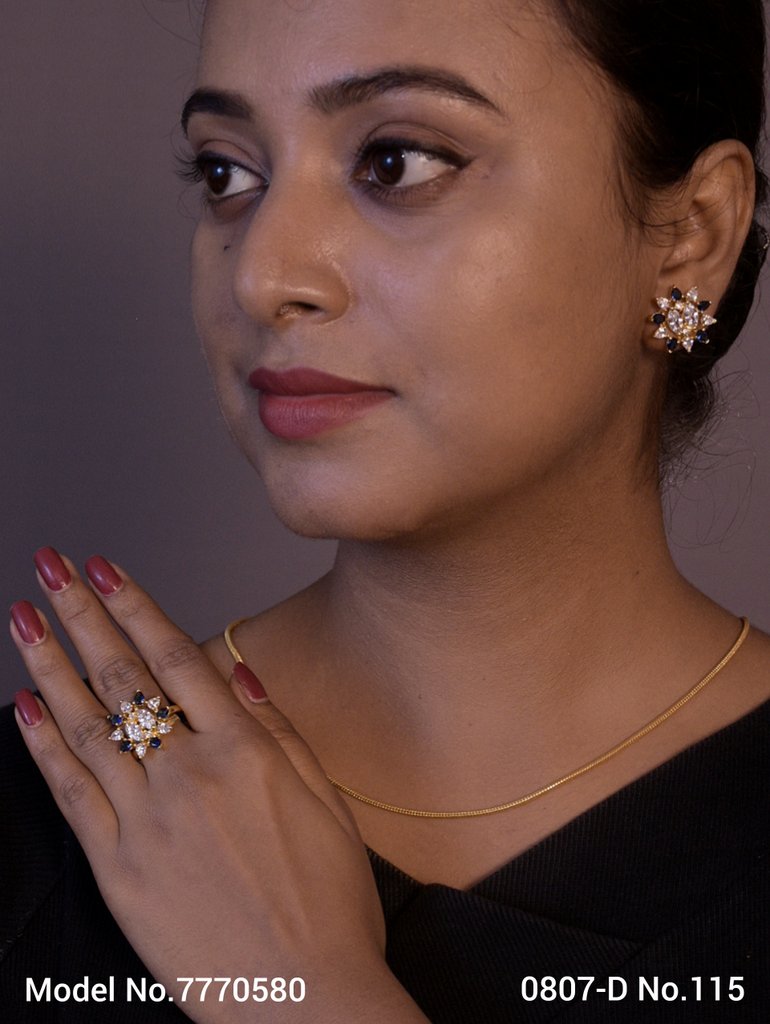 Earring With Finger Rings - Style 5 - Amaara World